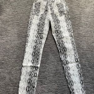 Mittoshop Leopard Stretch Jeans Size S